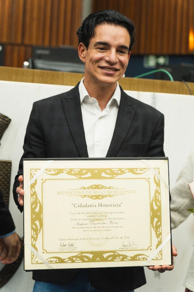 Anderson Franco recebe título de Cidadão Honorário de Belo Horizonte