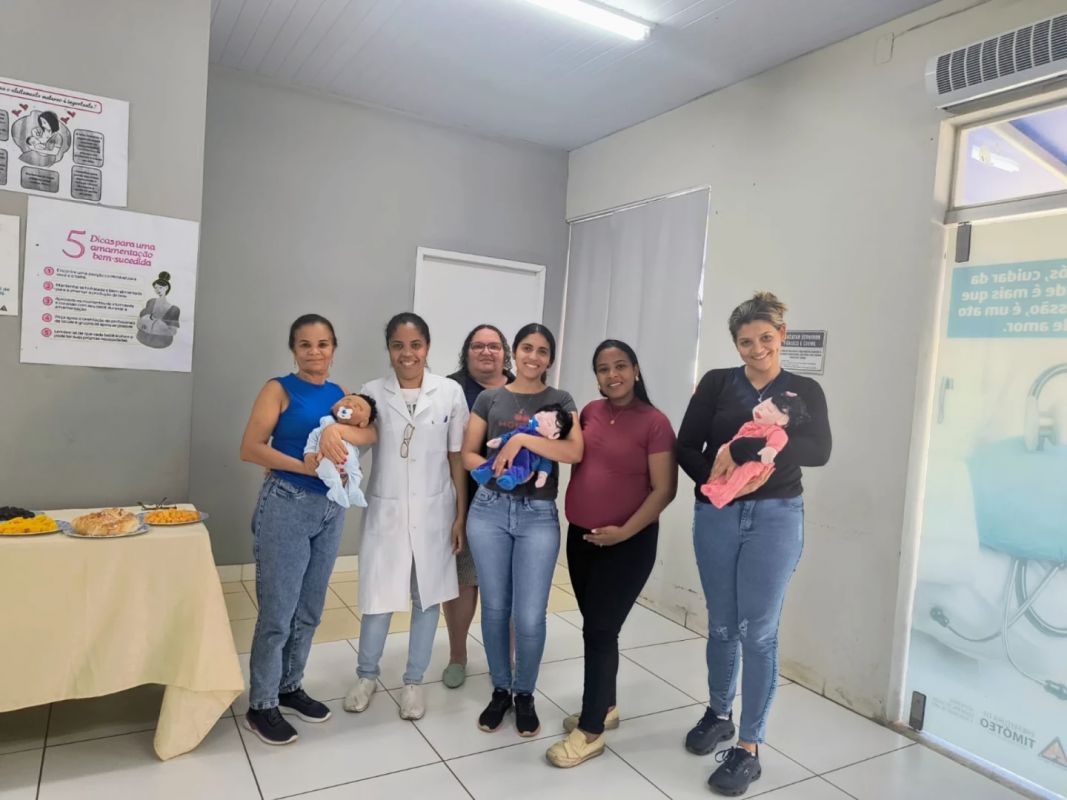UBSs de Timóteo realizam programação especial sobre aleitamento materno