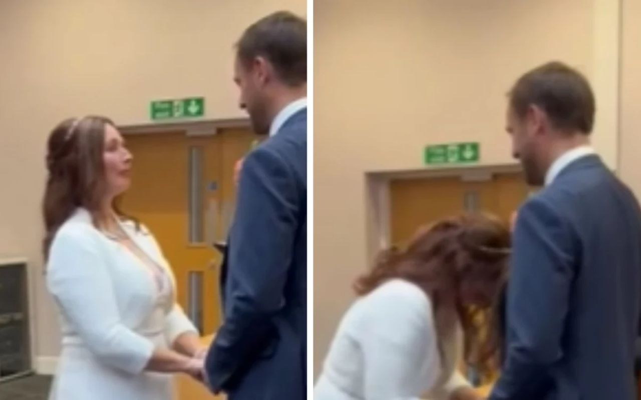 Gafe em casamento: noivo troca nome da noiva pelo da ex e vídeo viraliza