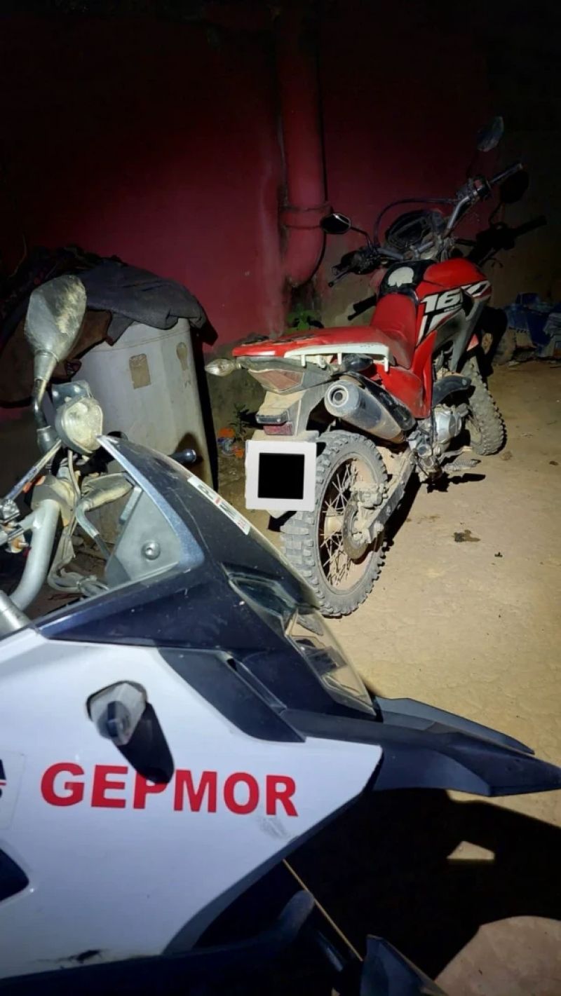 PM apreende motocicleta clonada em Mutum e identifica roubo ocorrido em Betim