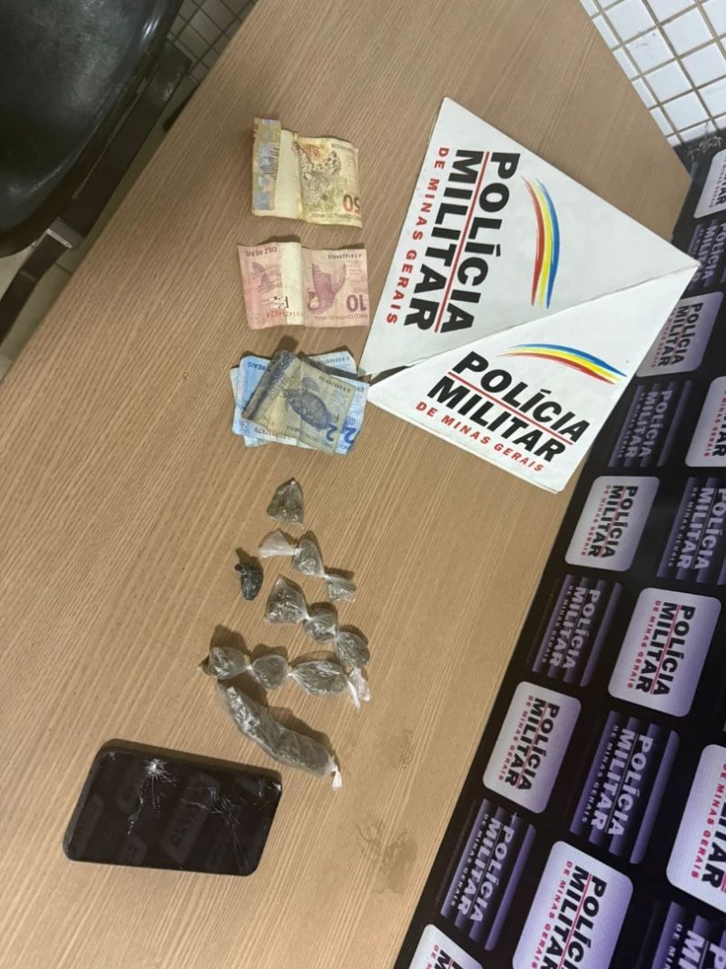 Adolescente é apreendido por tráfico de drogas em Caratinga