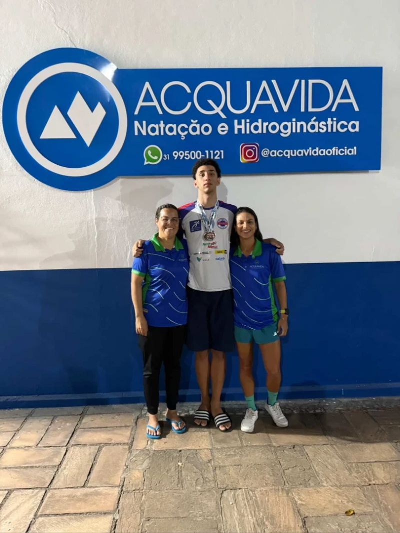 Atleta de Ipatinga conquista quatro medalhas na Supercopa de Natação em Belo Horizonte