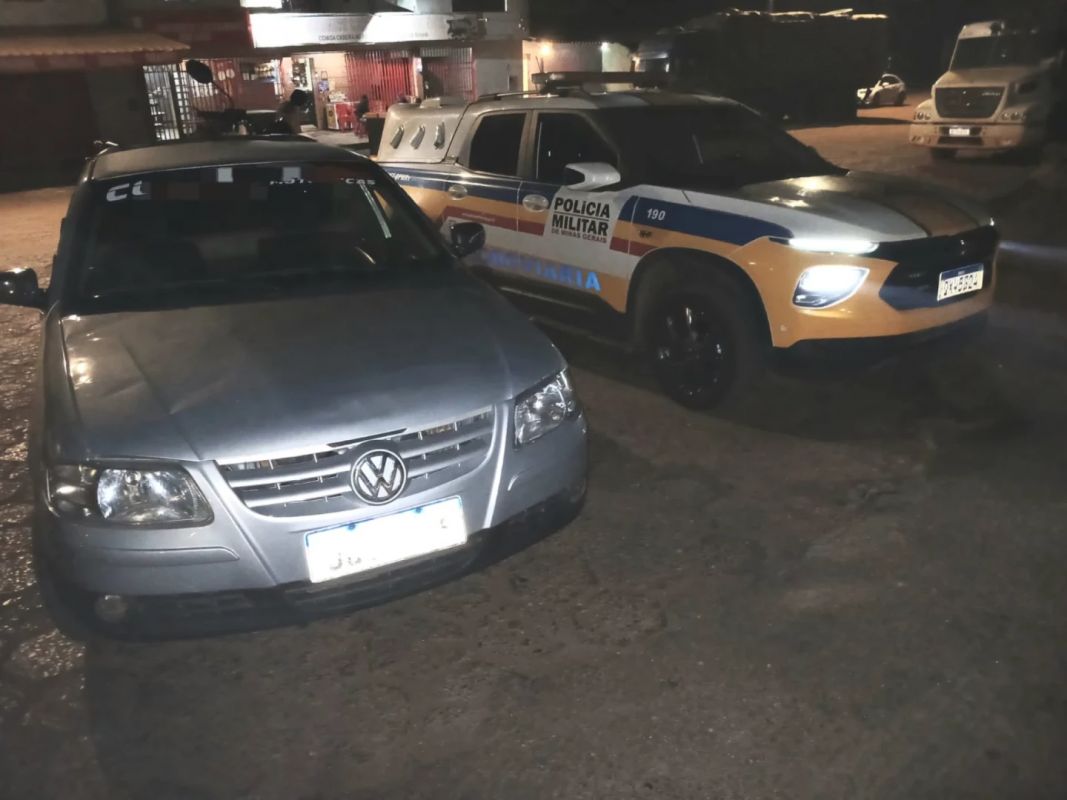 Homem é detido com carro roubado durante operação na estrada em Barão de Cocais