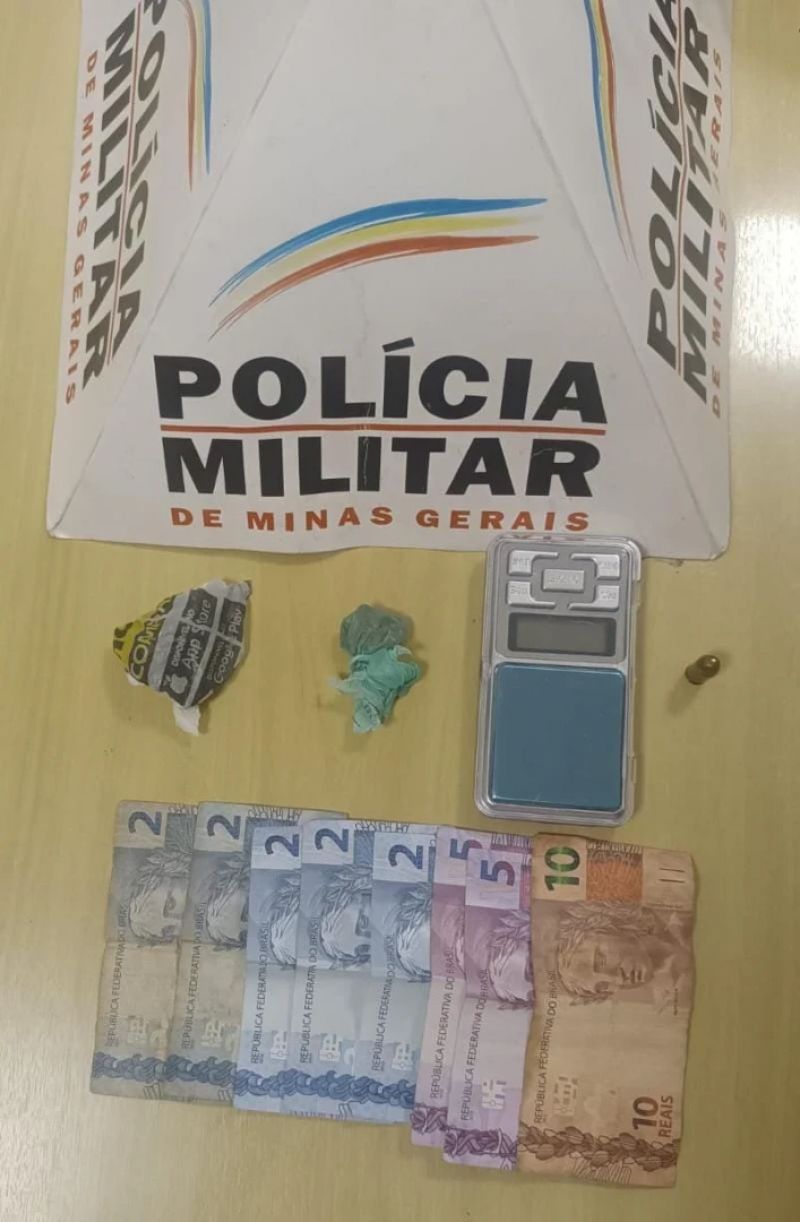 Homem é preso com drogas e munição após tentativa de fuga em Ipatinga