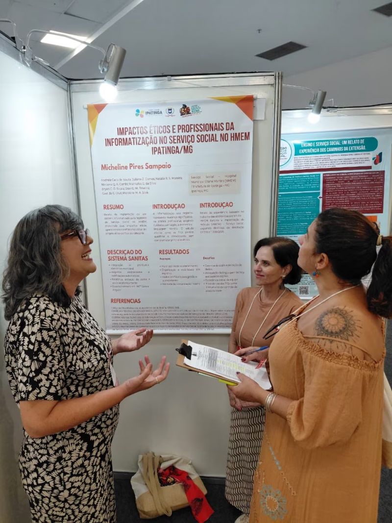Ipatinga apresenta inovação do Serviço Social do HMEM em congresso nacional