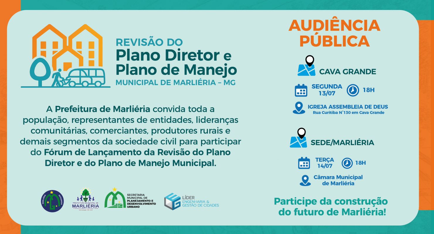 Marliéria inicia revisão do Plano Diretor e do Plano de Manejo a partir de julho