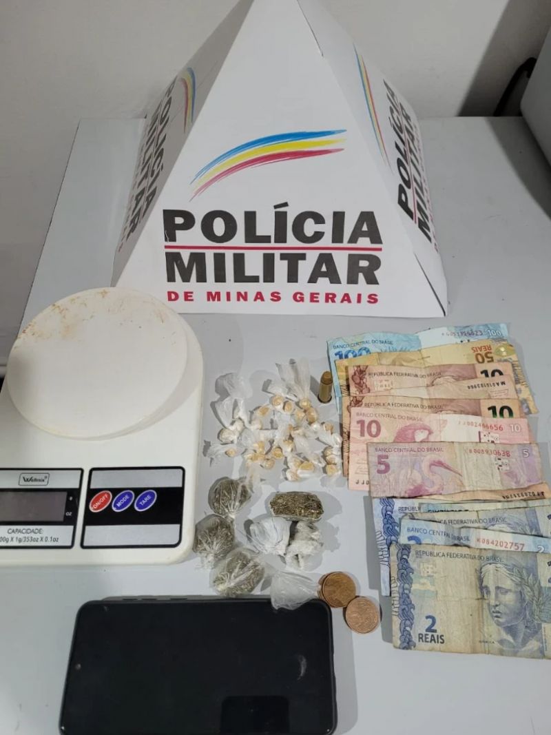 Quatro jovens são detidos com drogas e munição durante patrulhamento em Ipatinga