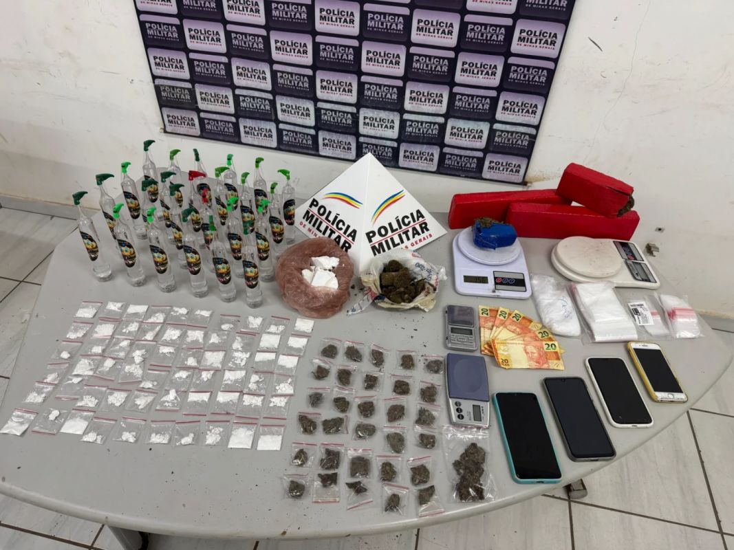 Seis suspeitos são detidos por tráfico em operação policial em Itabira