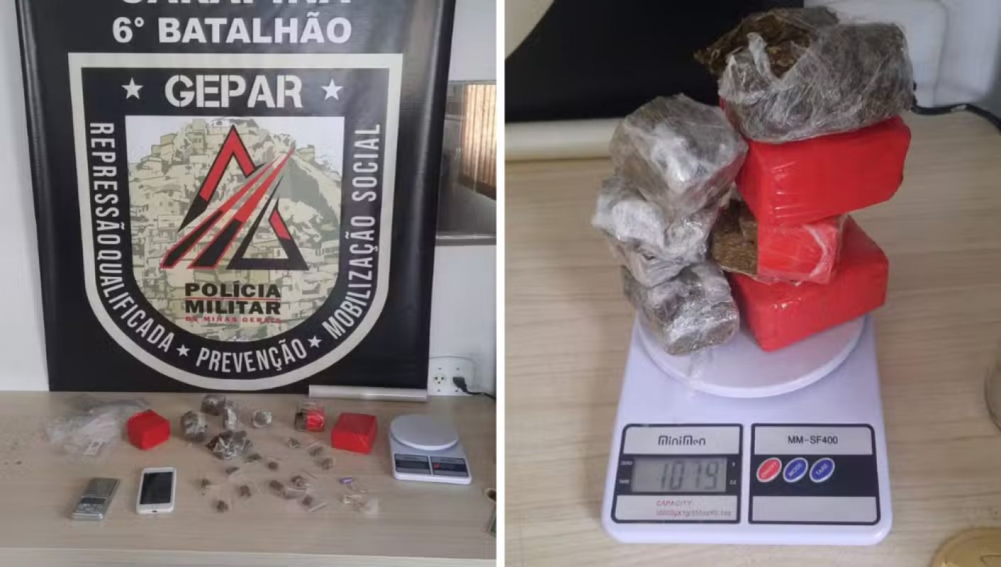 Dois jovens são detidos por tráfico e polícia encontra drogas em lote vago