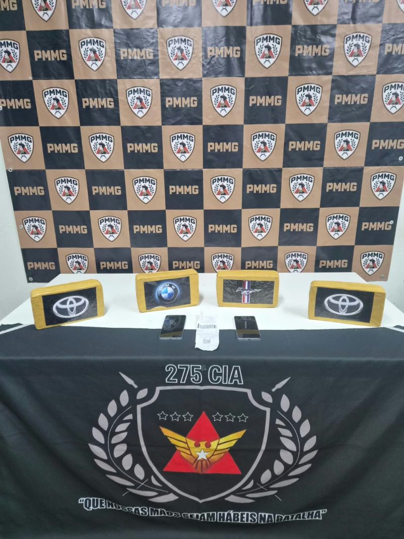 Suspeito é preso e adolescente apreendida com quatro barras de skunk em Timóteo