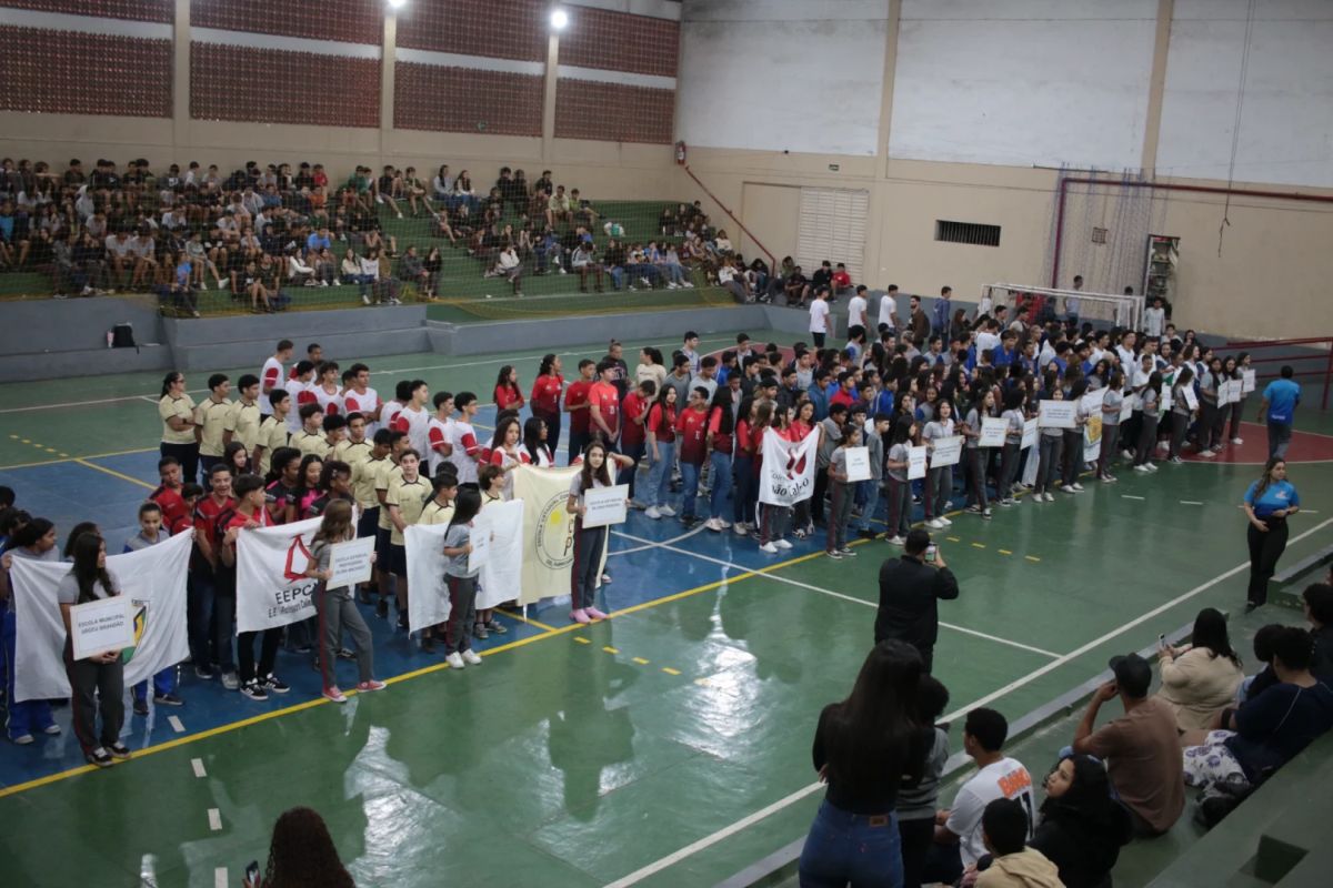 Fabriciano realiza Jogos Escolares com participação de 1.200 alunos em 11 modalidades