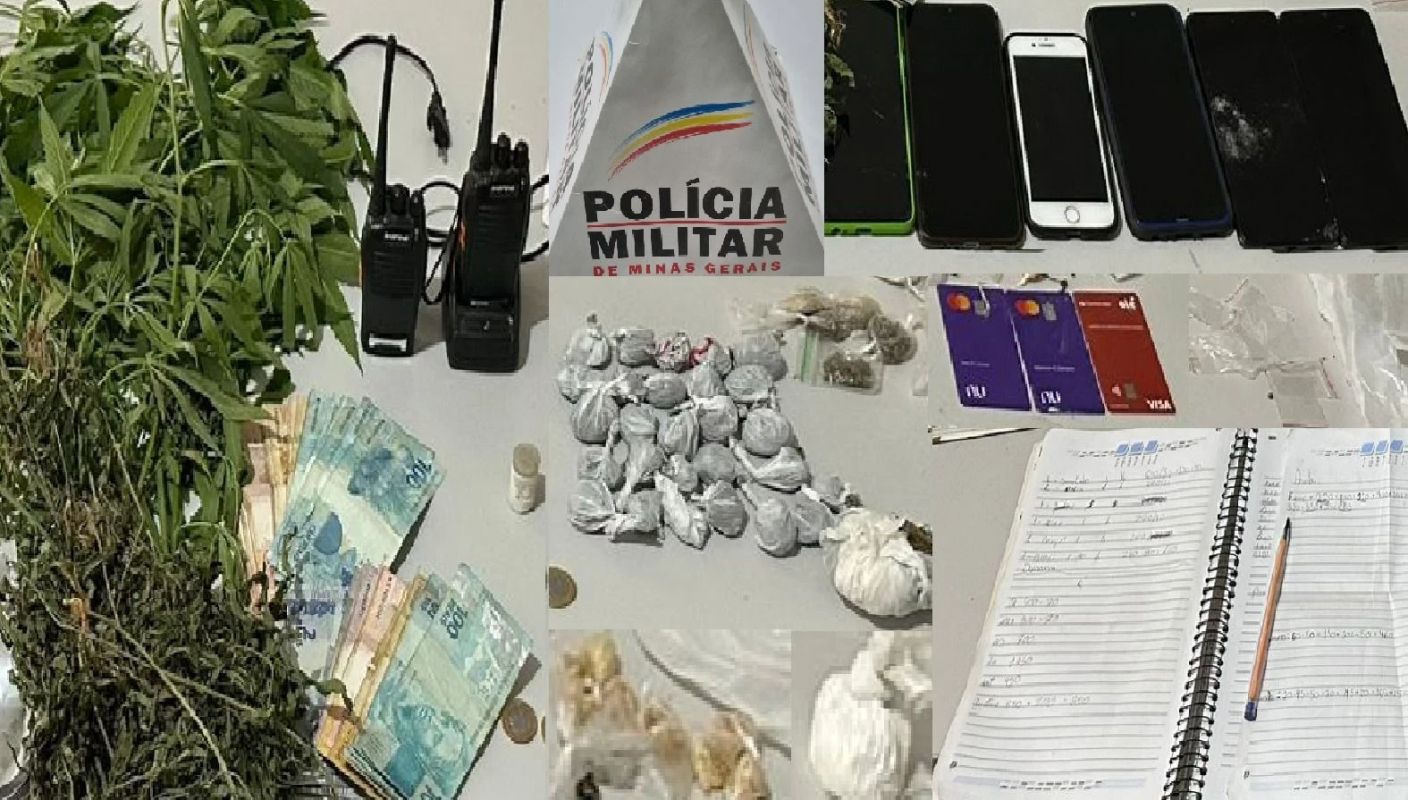 Operação em Espera Feliz desmontas grupo de tráfico e apreende drogas, dinheiro e adolescentes envolvidos