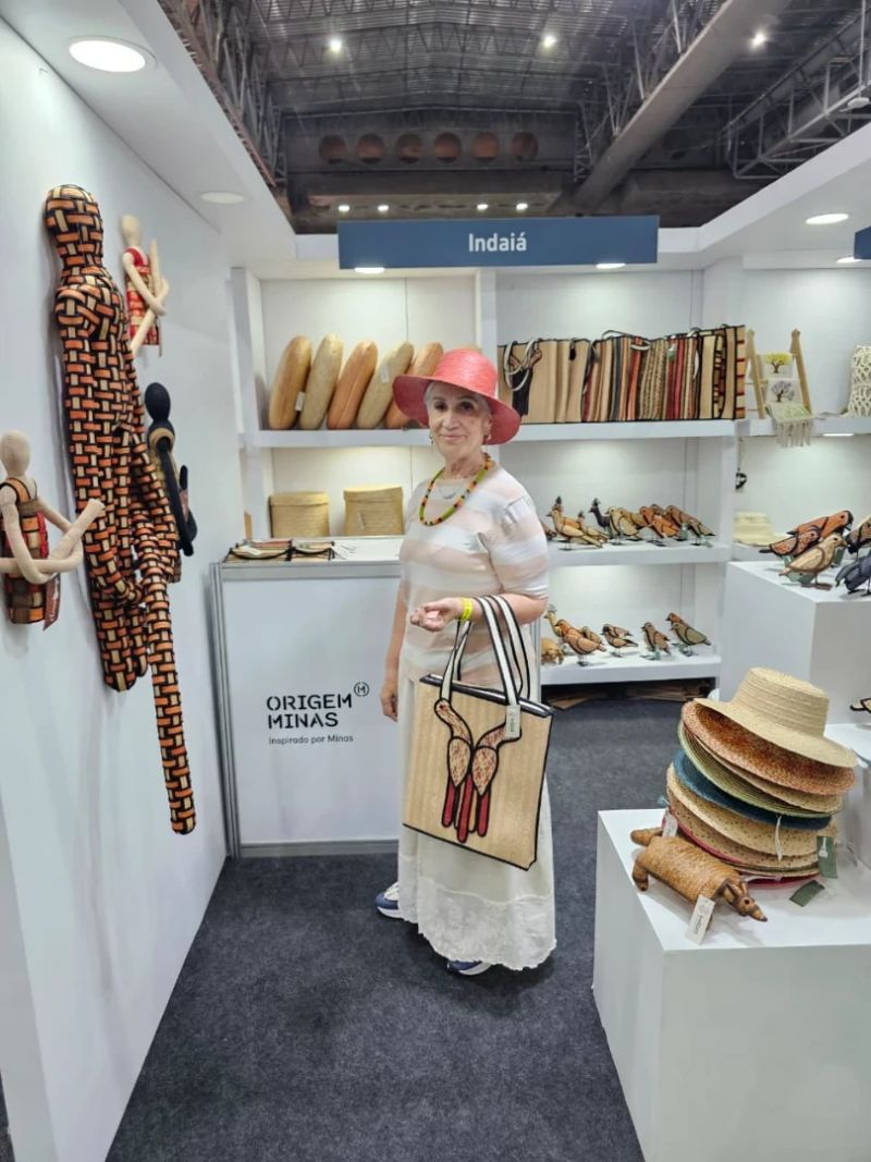 Associação Indaiá leva artesanato de Antônio Dias à maior feira da América Latina