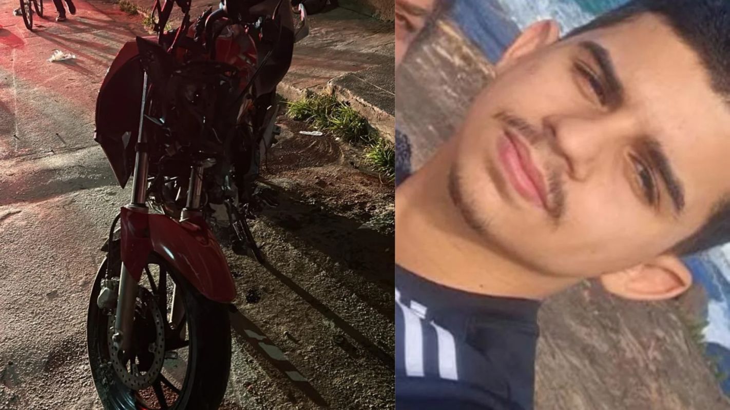 Jovem morre após colidir moto com poste em Caratinga