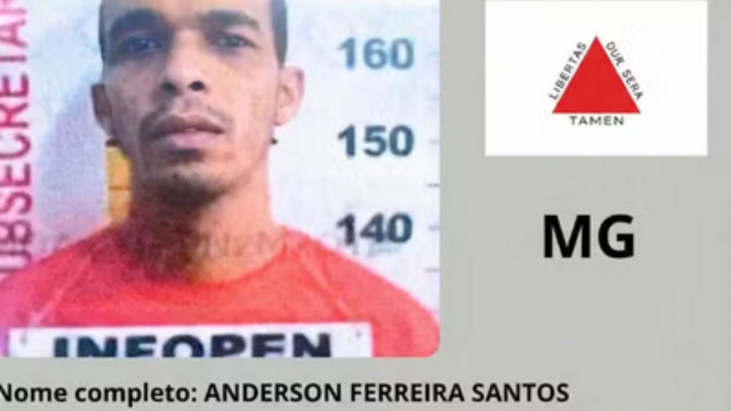 Foragido de MG ligado ao Comando Vermelho está na lista dos criminosos mais perigosos do país