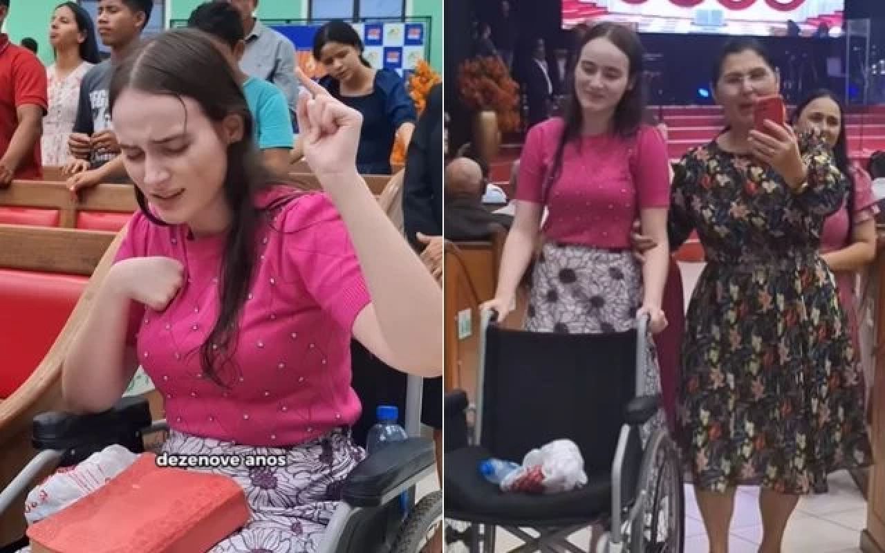 Jovem volta a andar durante culto e emociona fiéis em Roraima
