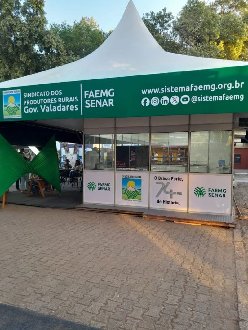 Sistema Faemg Senar oferece cursos e eventos gratuitos na Expoagro de Governador Valadares