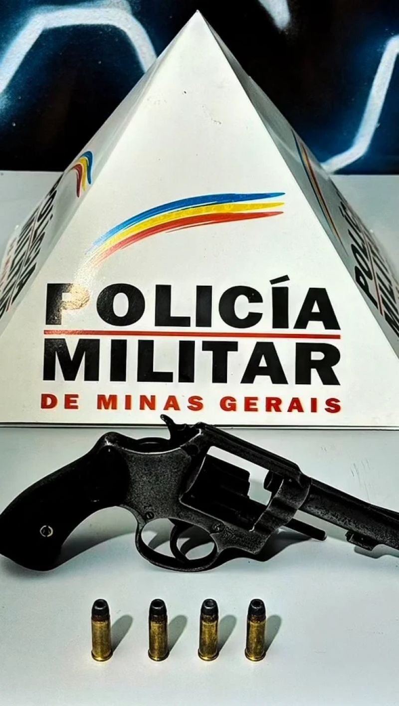 Homem é preso com revólver durante abordagem policial em Ipatinga