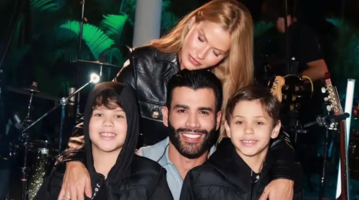 Gusttavo Lima revela que filhos sonham em andar de ônibus: “Só voam de jato” e compartilha o desejo de aumentar a família