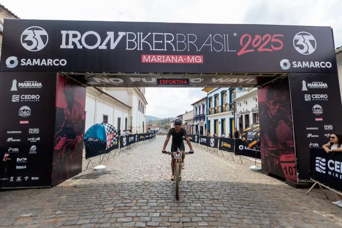 Diogo Nascimento supera acidente e conquista o Iron Biker Brasil 2025 em Mariana