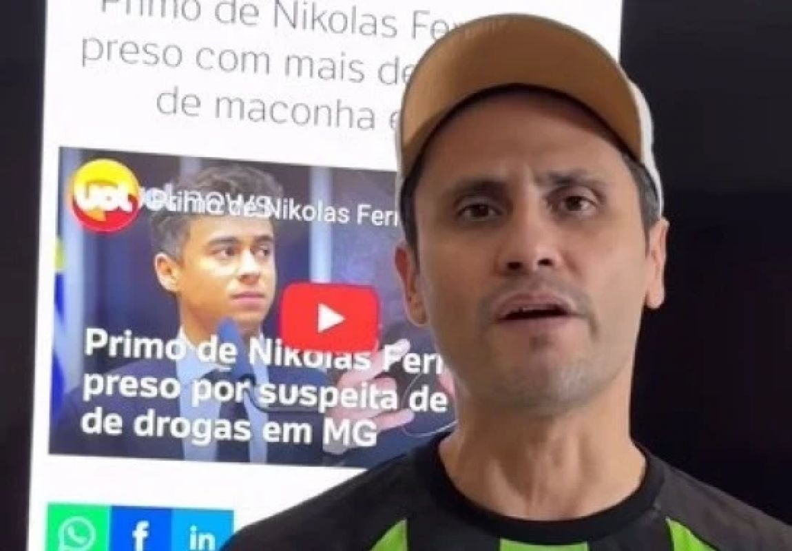 Cleitinho reage com ataques após prisão de primo de Nikolas com mais de 30 kg de droga