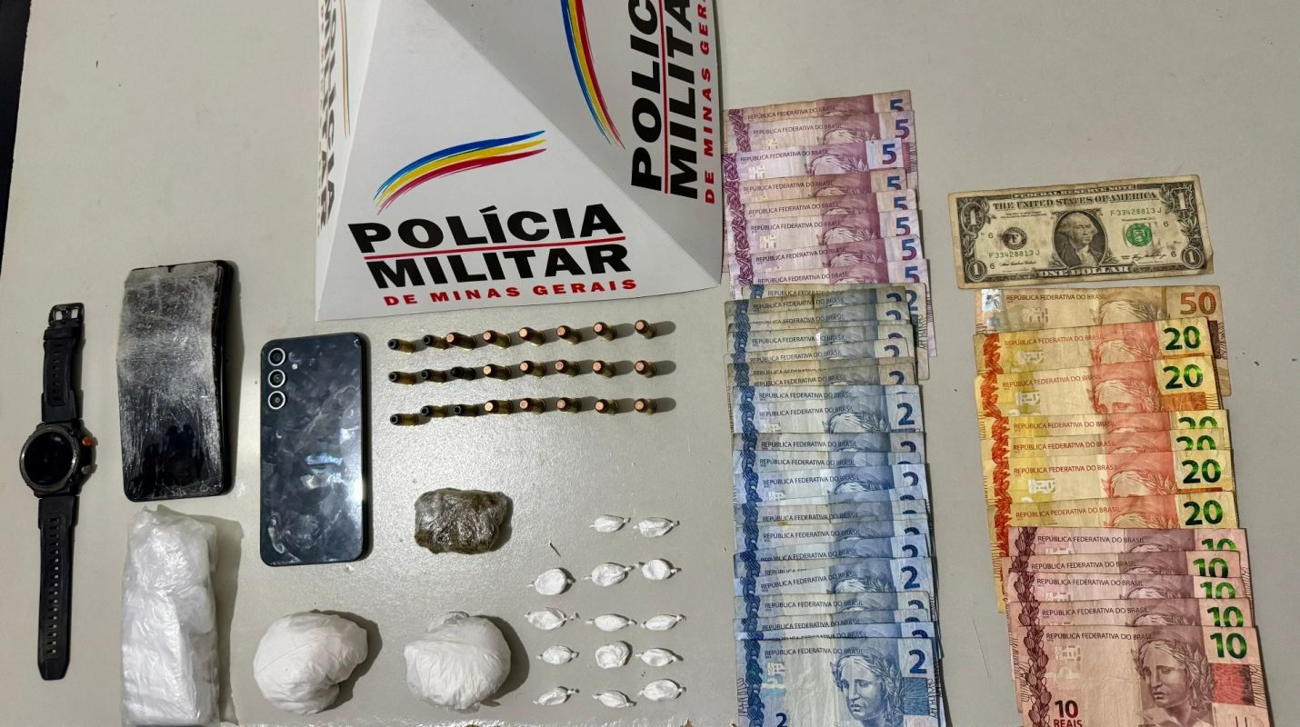  Polícia prende homem por tráfico e cumpre mandado por latrocínio em Ipatinga