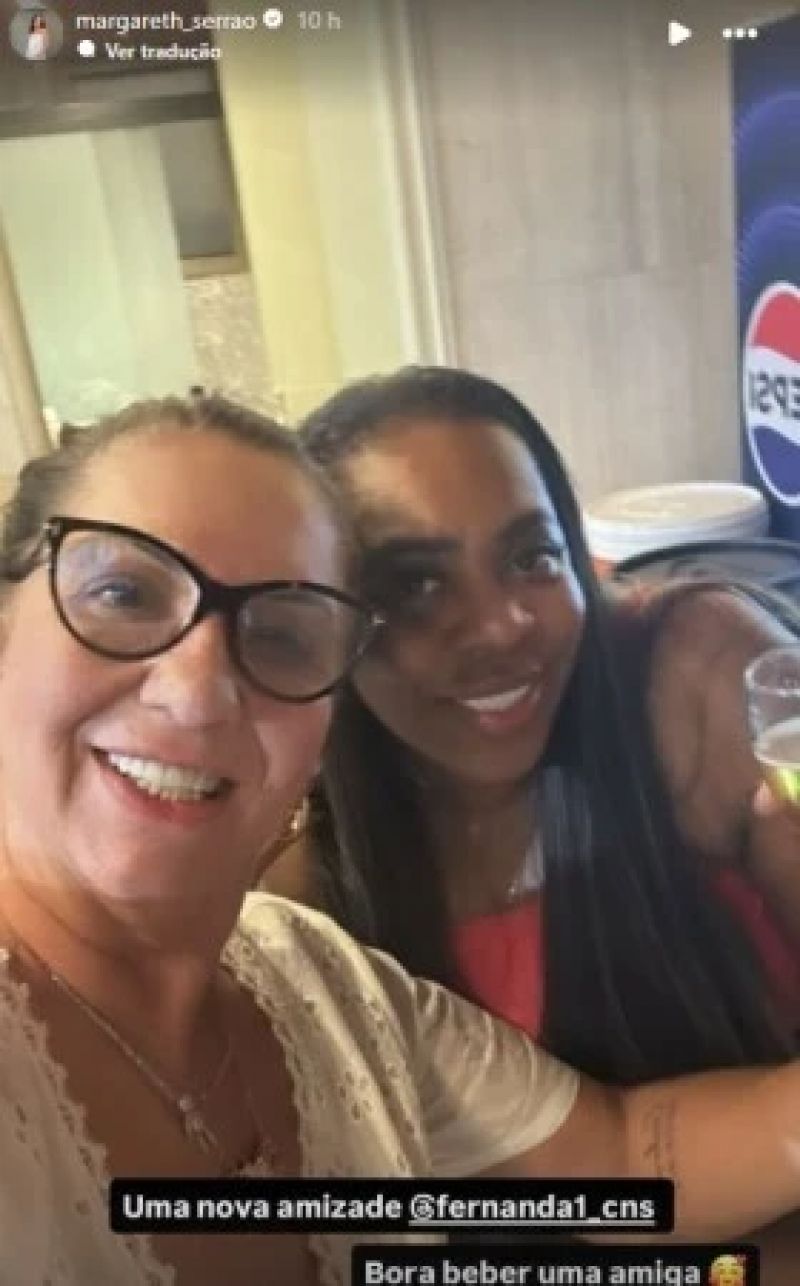  Mães de Virginia e Vini Jr. surgem juntas em encontro descontraído