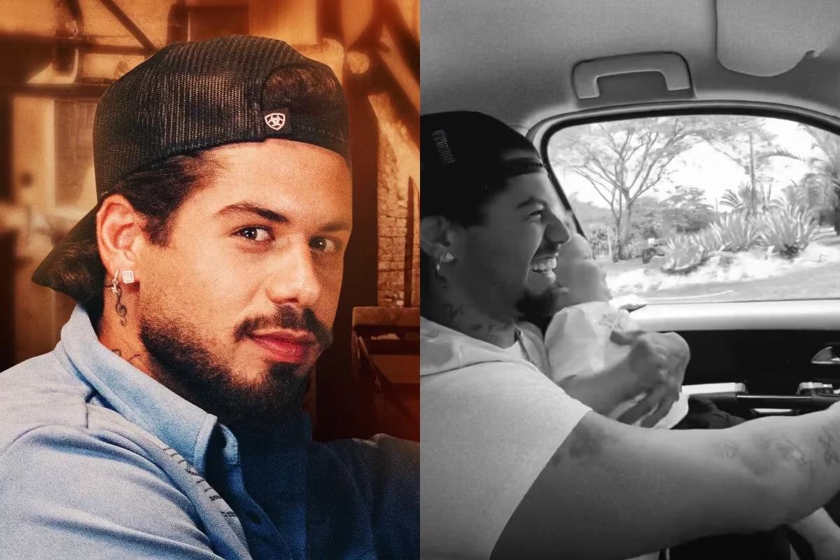 Assessoria de Zé Felipe se pronuncia após vídeo do cantor dirigindo com o filho