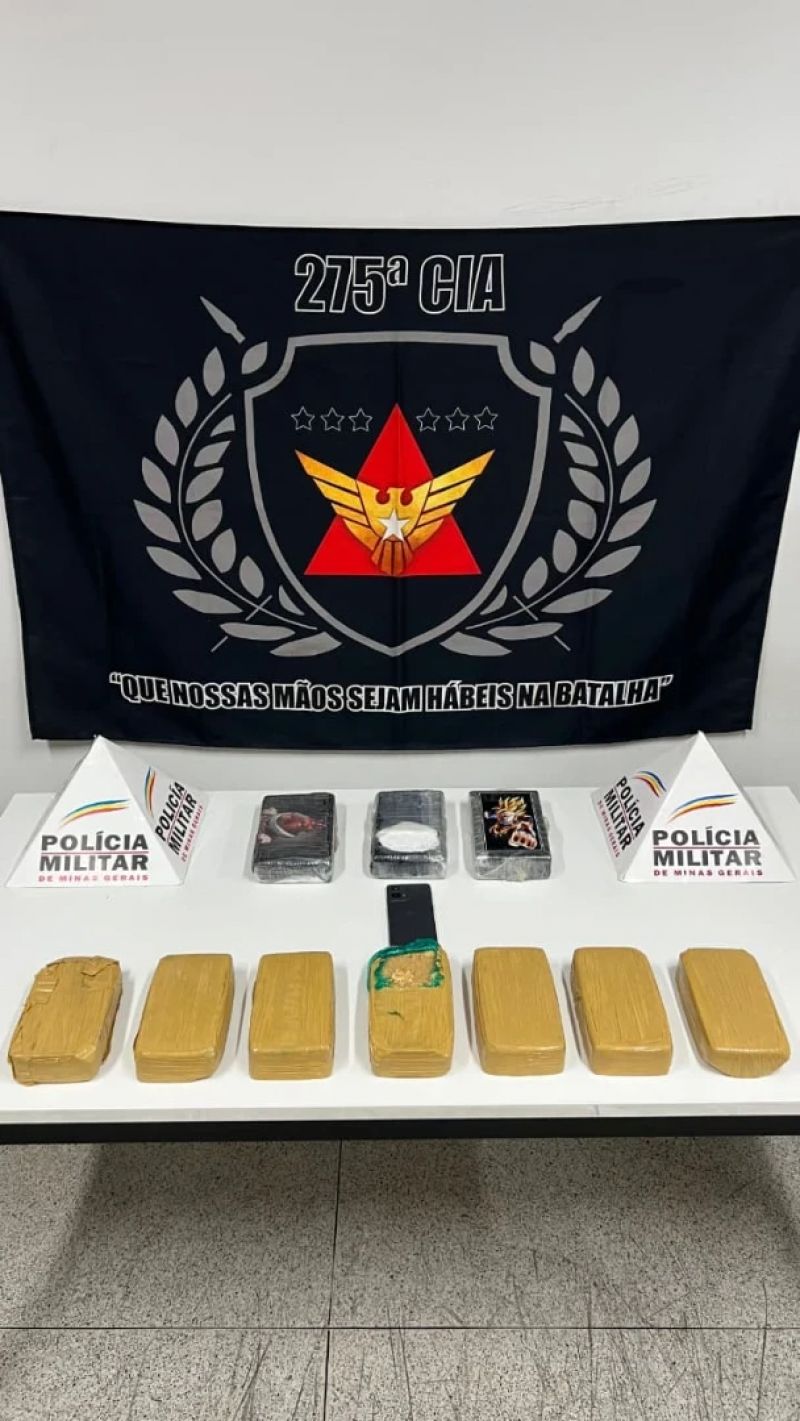 PM intercepta carregamento de drogas após perseguição na BR-381 em Coronel Fabriciano