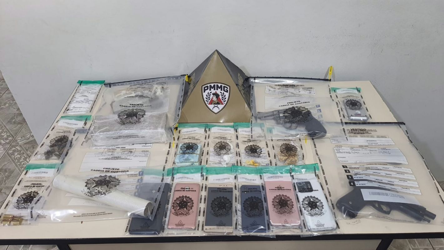 Homem de 67 anos é preso com drogas, arma e pássaros silvestres em São José do Goiabal
