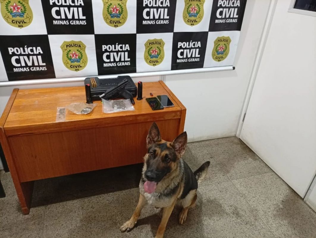 Sócio de empresa de mineração em Bela Vista de Minas é preso com drogas e arma em Rio Piracicaba