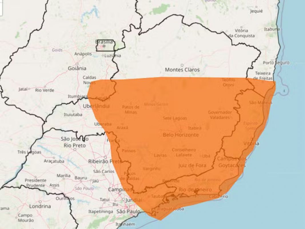 Inmet emite alerta de tempestade para o Vale do Aço e outras cidades de Minas