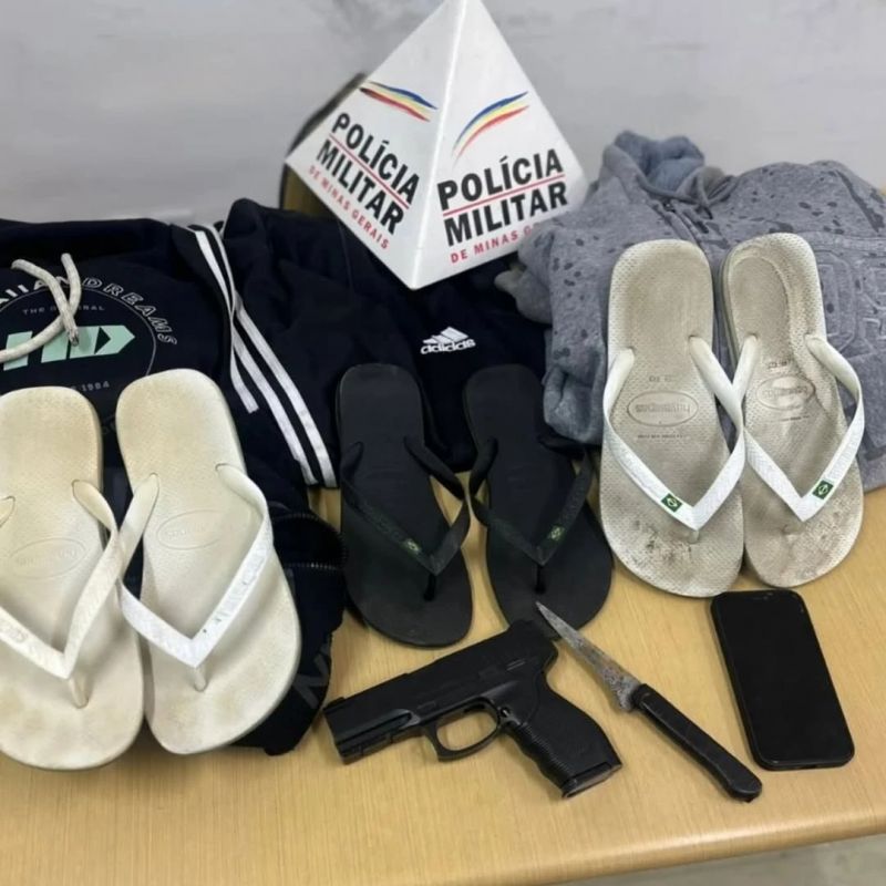 Dois adolescentes e um jovem são detidos após roubo à mão armada em farmácia no bairro Cidade Nobre, em Ipatinga