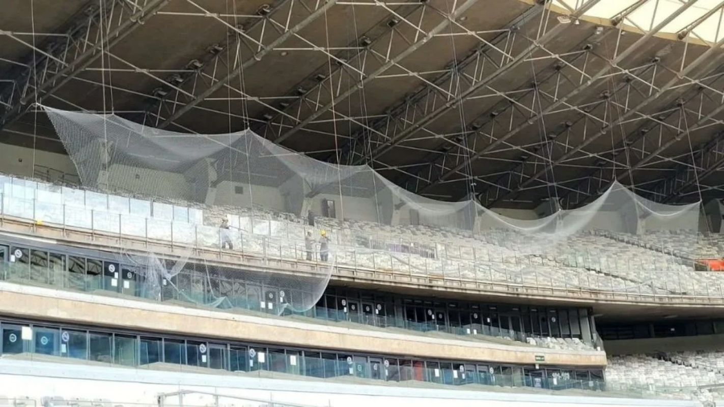 Mineirão instala telas de proteção para separar torcidas e reforçar segurança nos jogos