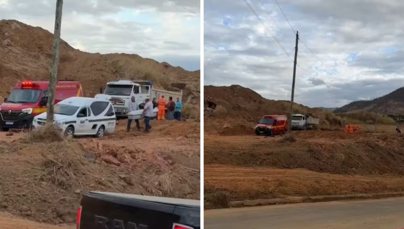 Homem morre atropelado por caminhão em obra de Ubaporanga