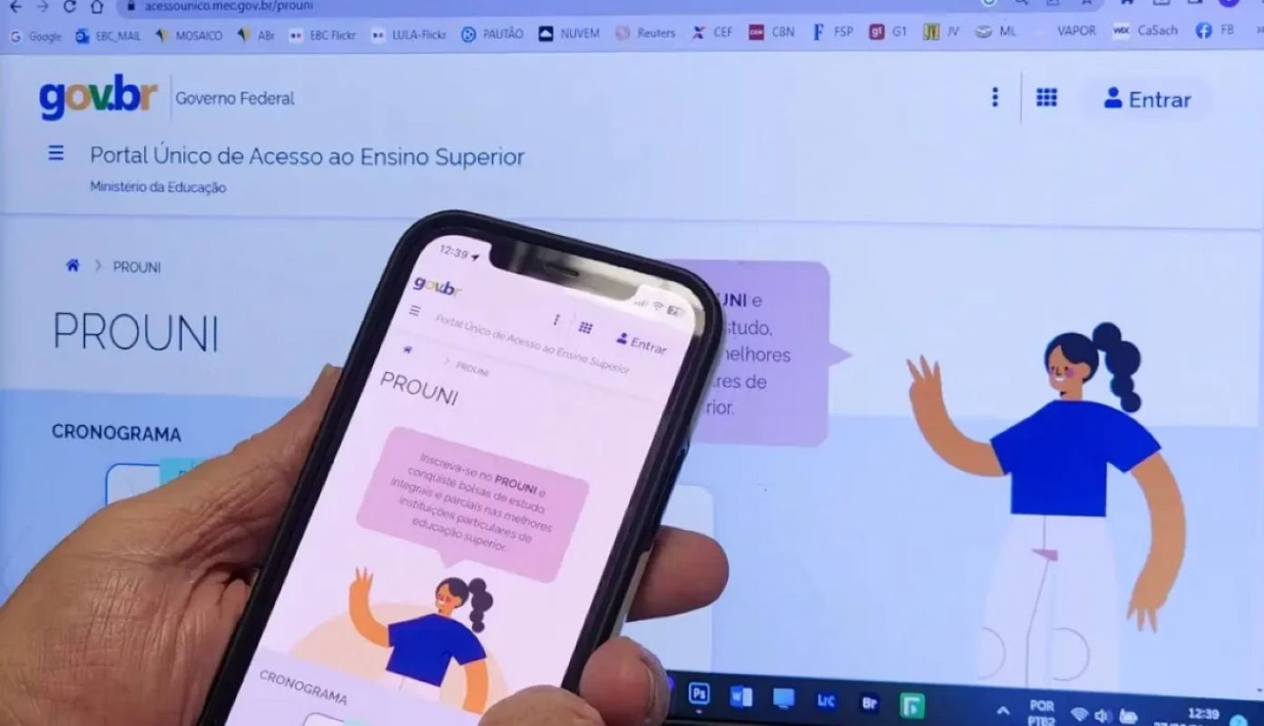 Começam hoje as inscrições para bolsas do Prouni 2025