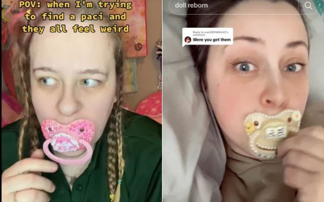 Chupetas viram tendência entre adultos no TikTok para aliviar estresse
