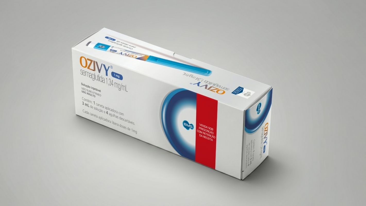 EMS anuncia Ozivy, primeira caneta brasileira de semaglutida, com preço inicial de R$ 452 e previsão de venda em 15 de junho