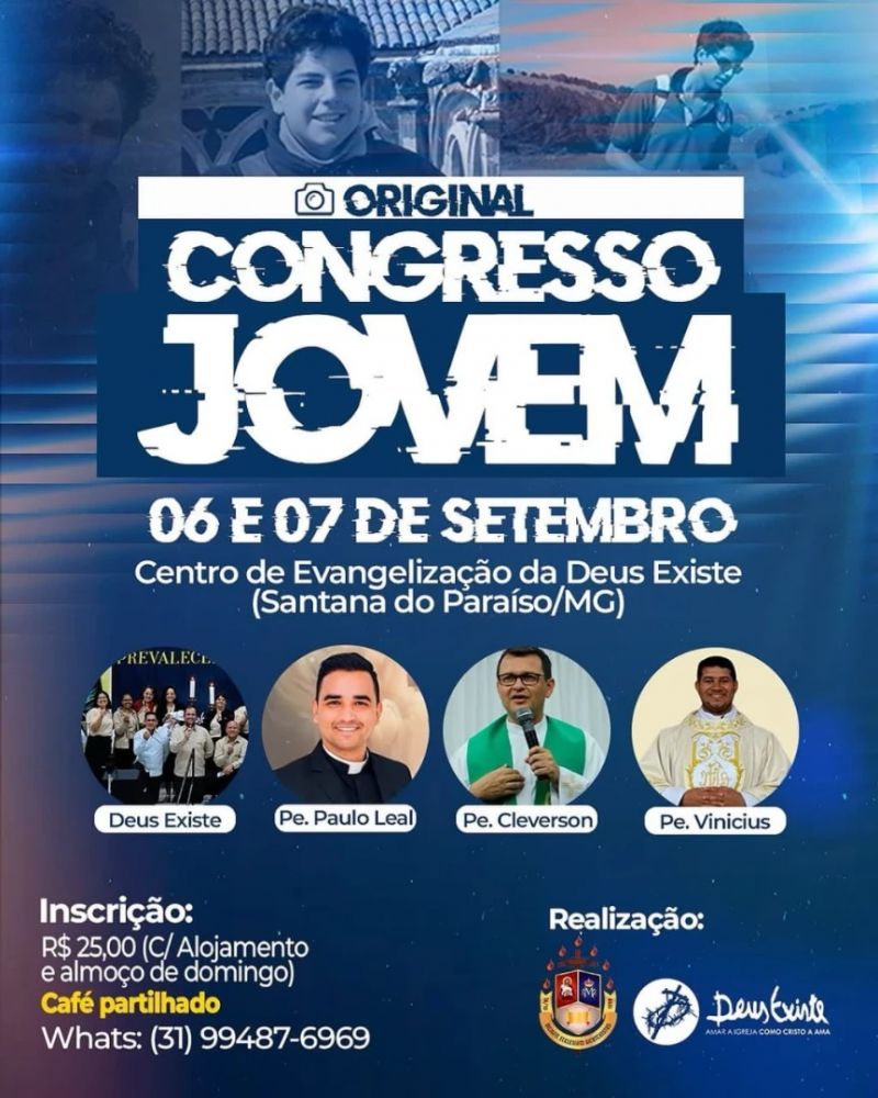 Jovens do Vale do Aço vão se reunir para acompanhar canonização de Carlo Acutis
