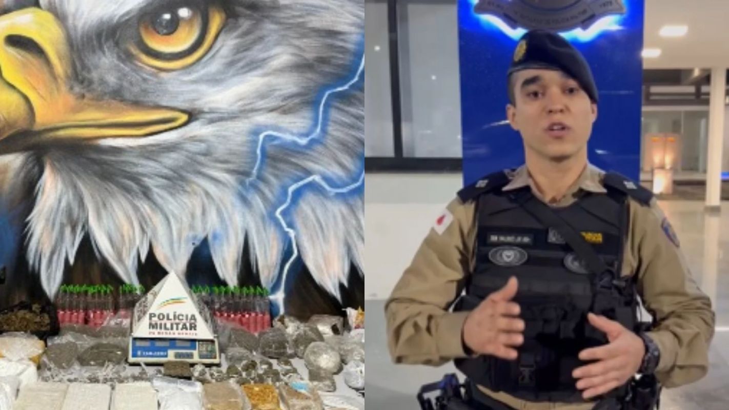 Vídeo: PM fala sobre prisão de jovem e apreensão de 40 kg de drogas em Ipatinga