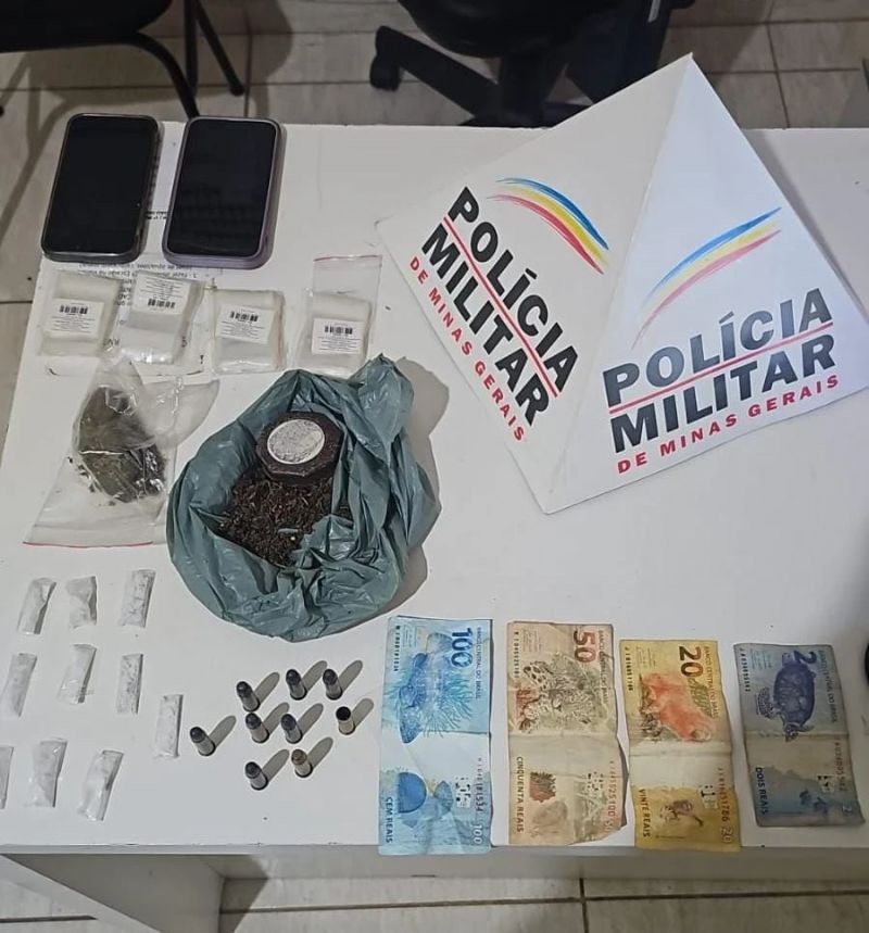  Casal é preso por tráfico após perseguição e colisão em São João do Oriente