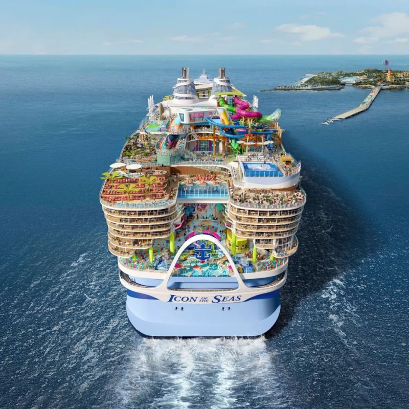  Legend of the Seas, maior navio de cruzeiro do mundo, estreia no mar e inicia operação em 2026