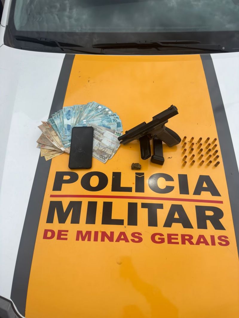 Homem é preso após capotar carro furtado na BR-381 em Ipatinga