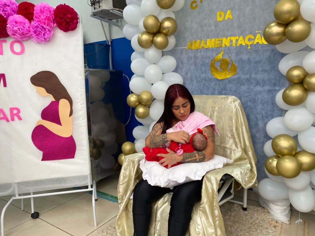 Fabriciano promove Agosto Dourado com ações sobre aleitamento materno nas UBSs