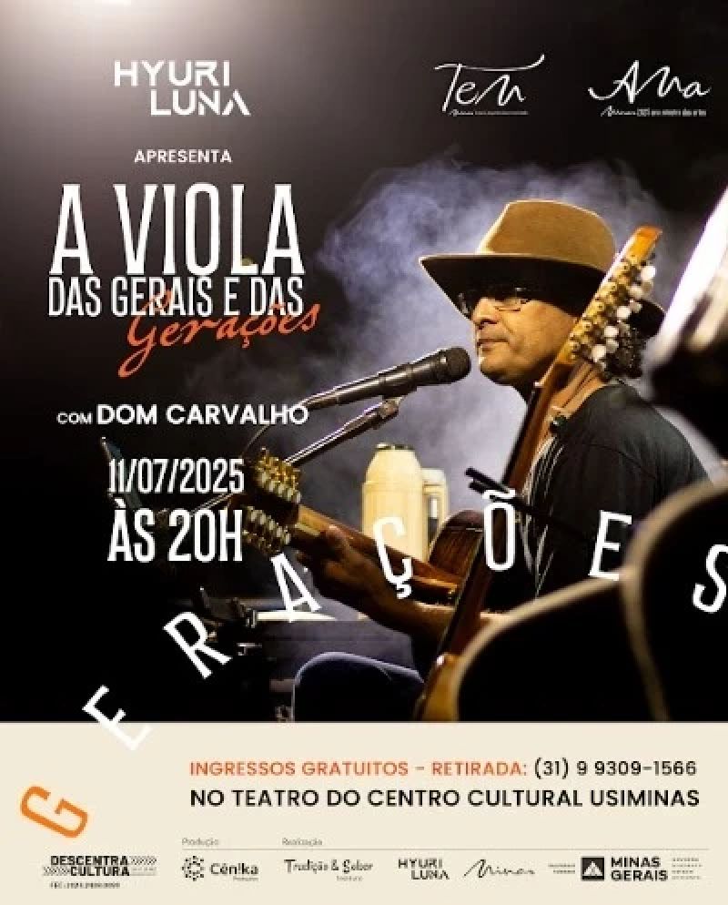 Show gratuito celebra gerações da música sertaneja em Ipatinga