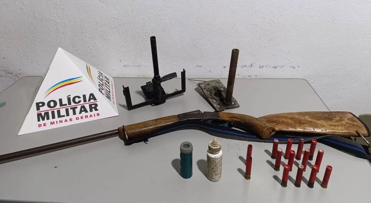 Idoso é preso por posse irregular de arma de fogo em Belo Oriente
