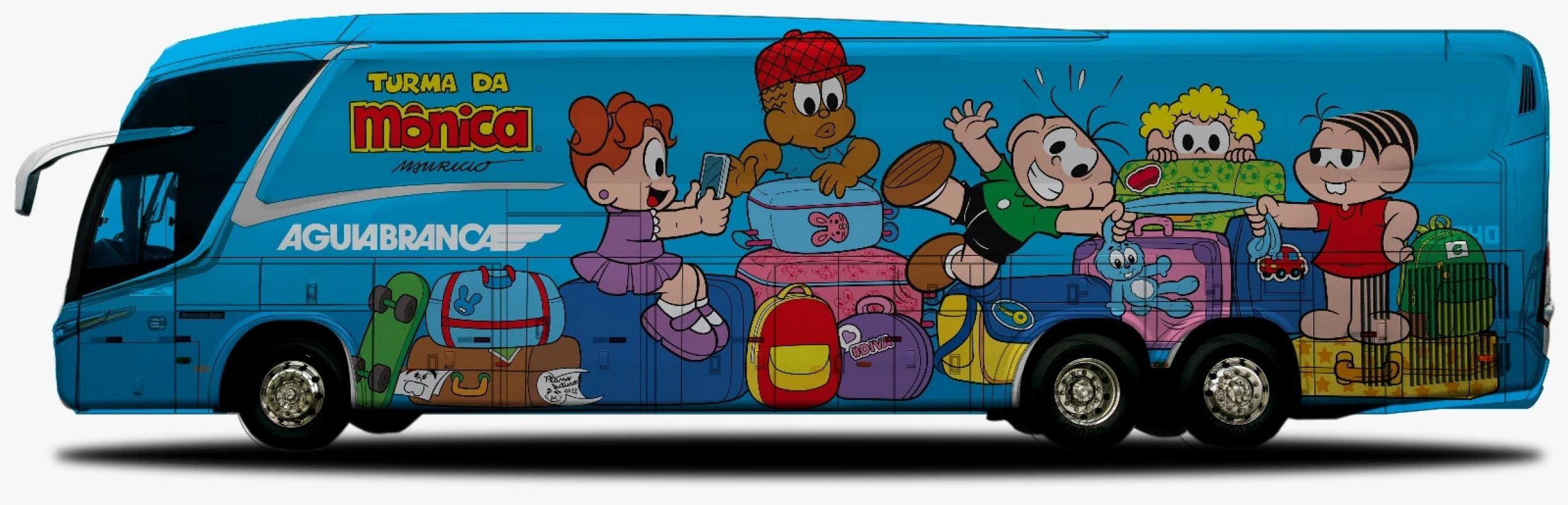 Ônibus da Turma da Mônica chega ao Shopping Vale do Aço com atrações infantis gratuitas
