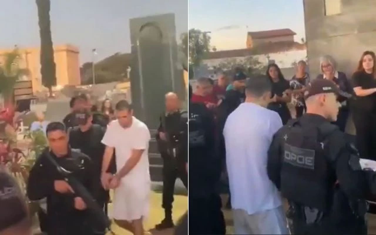 Preso do 8 de Janeiro é isolado em despedida da avó