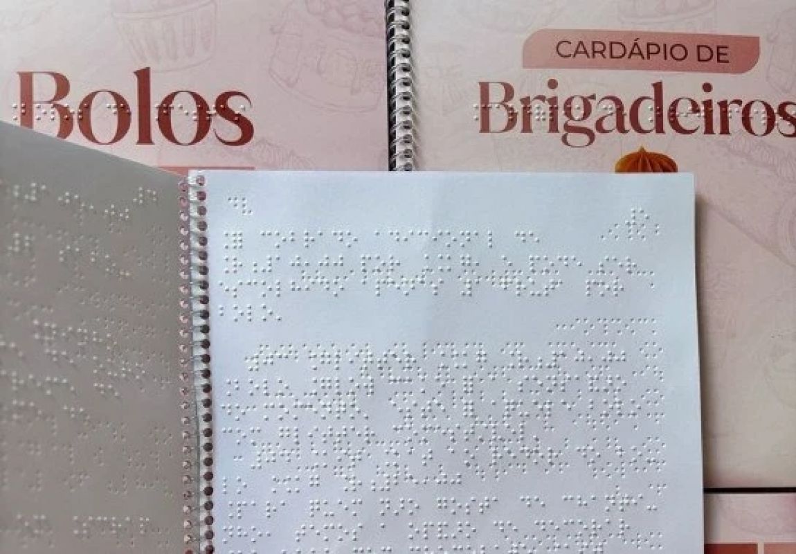 Cardápios em braille se tornam obrigatórios em cidade mineira