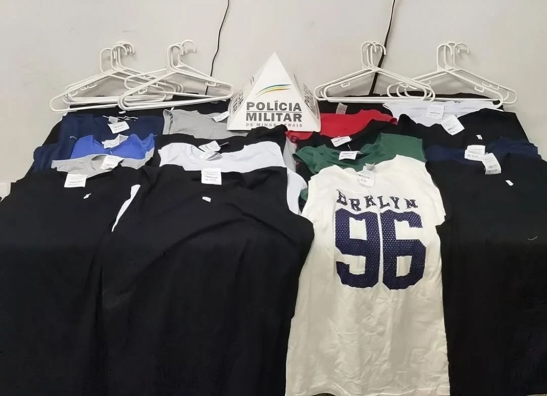 Dupla é presa por receptação de roupas furtadas em Coronel Fabriciano